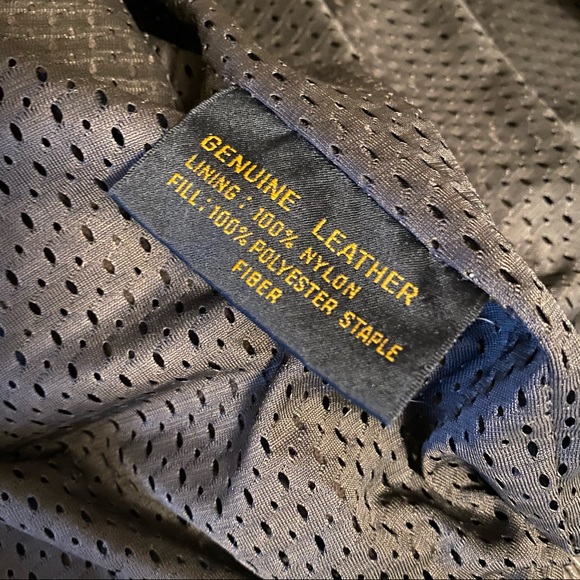 VINTAGE - LEATHER BOMBER JACKET - Picture 9 of 15